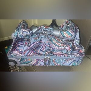 Vera Bradley travel duffel bag with wheels